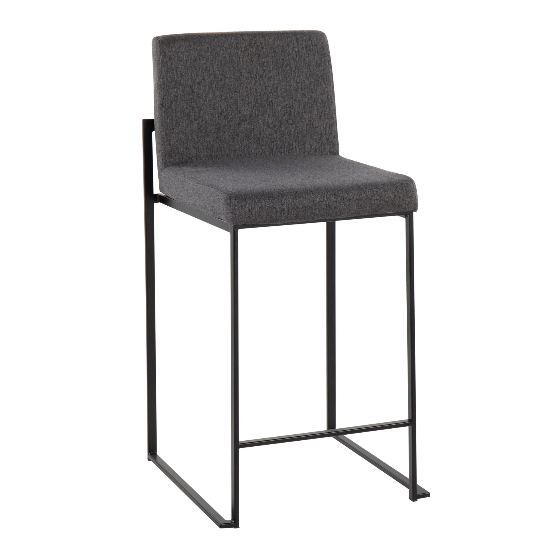 Fuji - Contemporary Modern Elegance, High Back Counter Stool - Best Buy Furniture