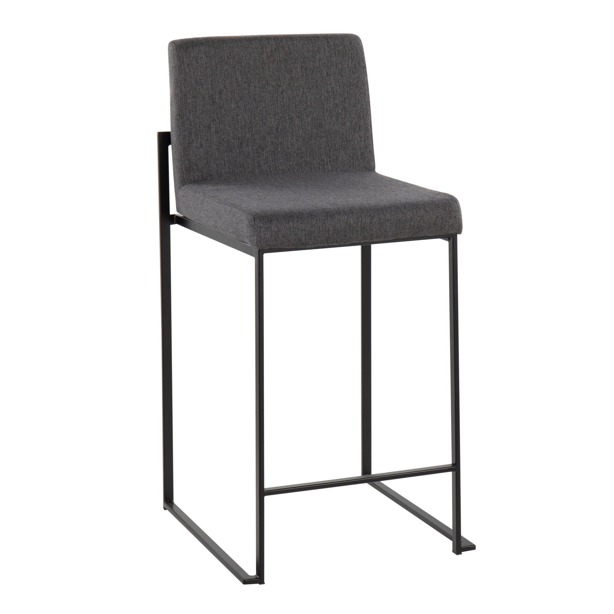 Fuji - Contemporary Modern Elegance, High Back Counter Stool - Best Buy Furniture
