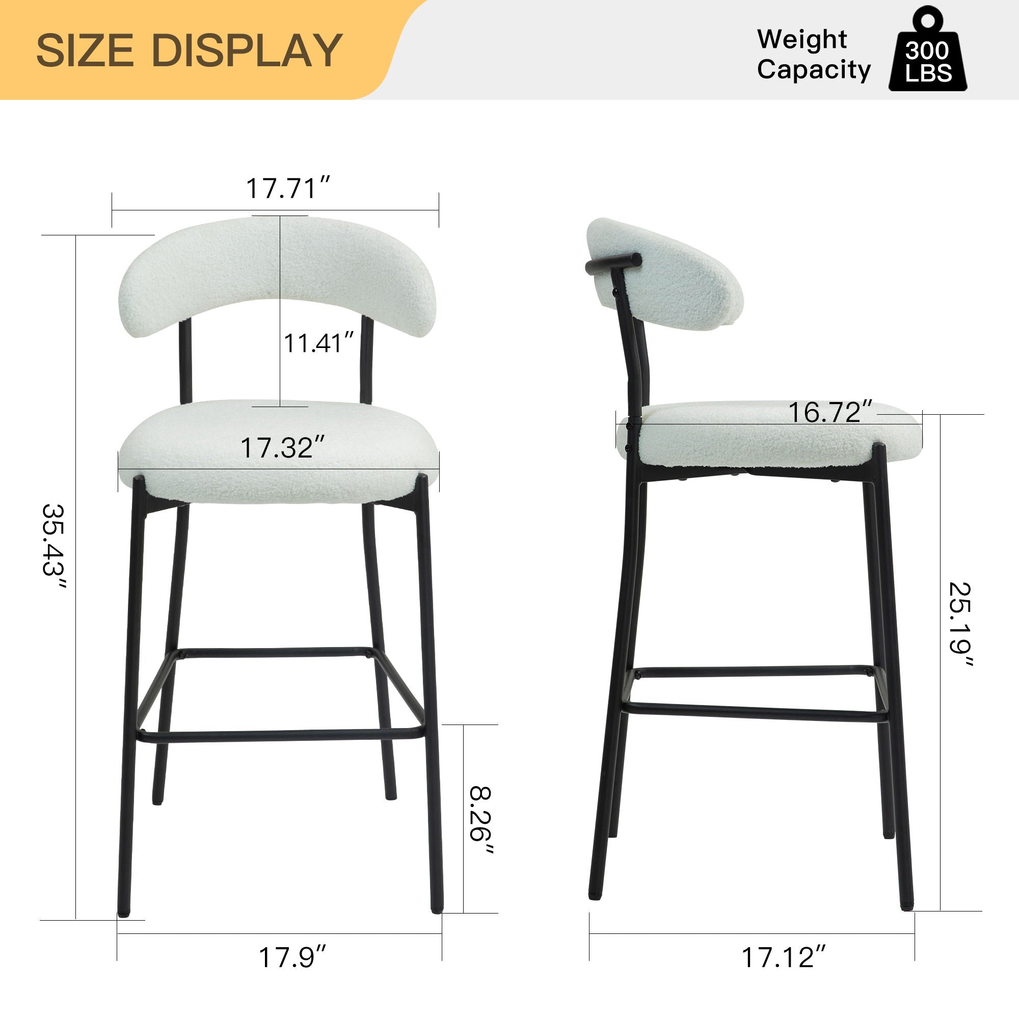 Counter Height Bar Stools With Powder Coating Base And Footrest - Best Buy Furniture