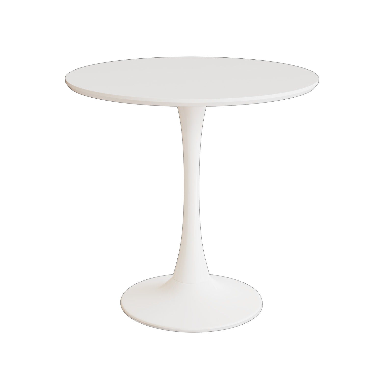 Mid-Century Round Dining Table With Pedestal Base For 2 - 4 People - Best Buy Furniture