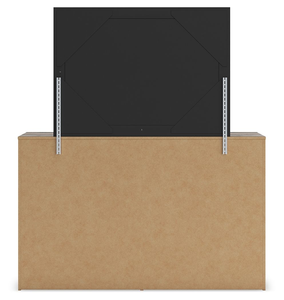 Graystorm - Dresser And Mirror - Brown Gray - Best Buy Furniture