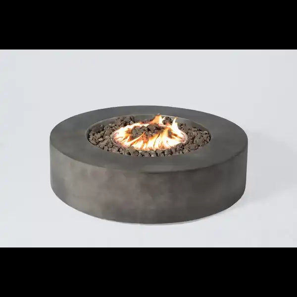12' H Fiber Reinforced Concrete Outdoor Fire Pit Table - Best Buy Furniture