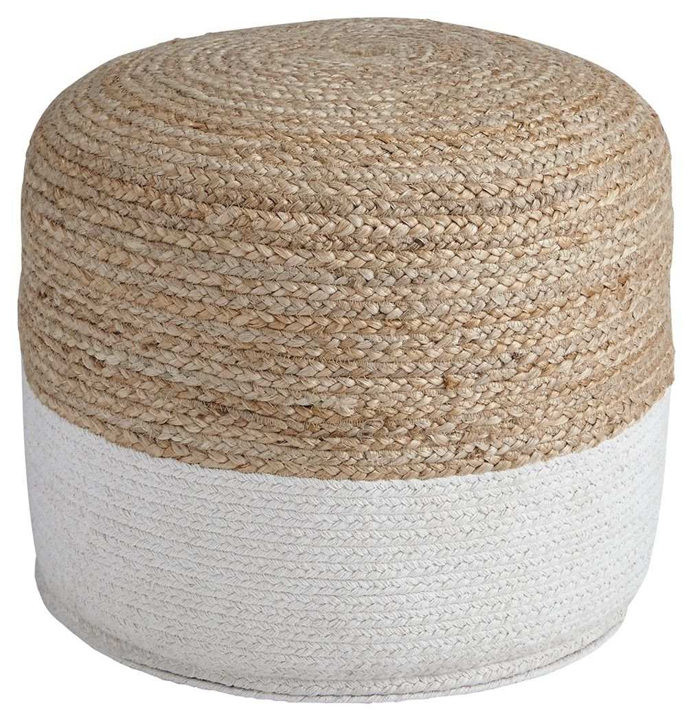Sweed Valley - Round - Pouf - Best Buy Furniture