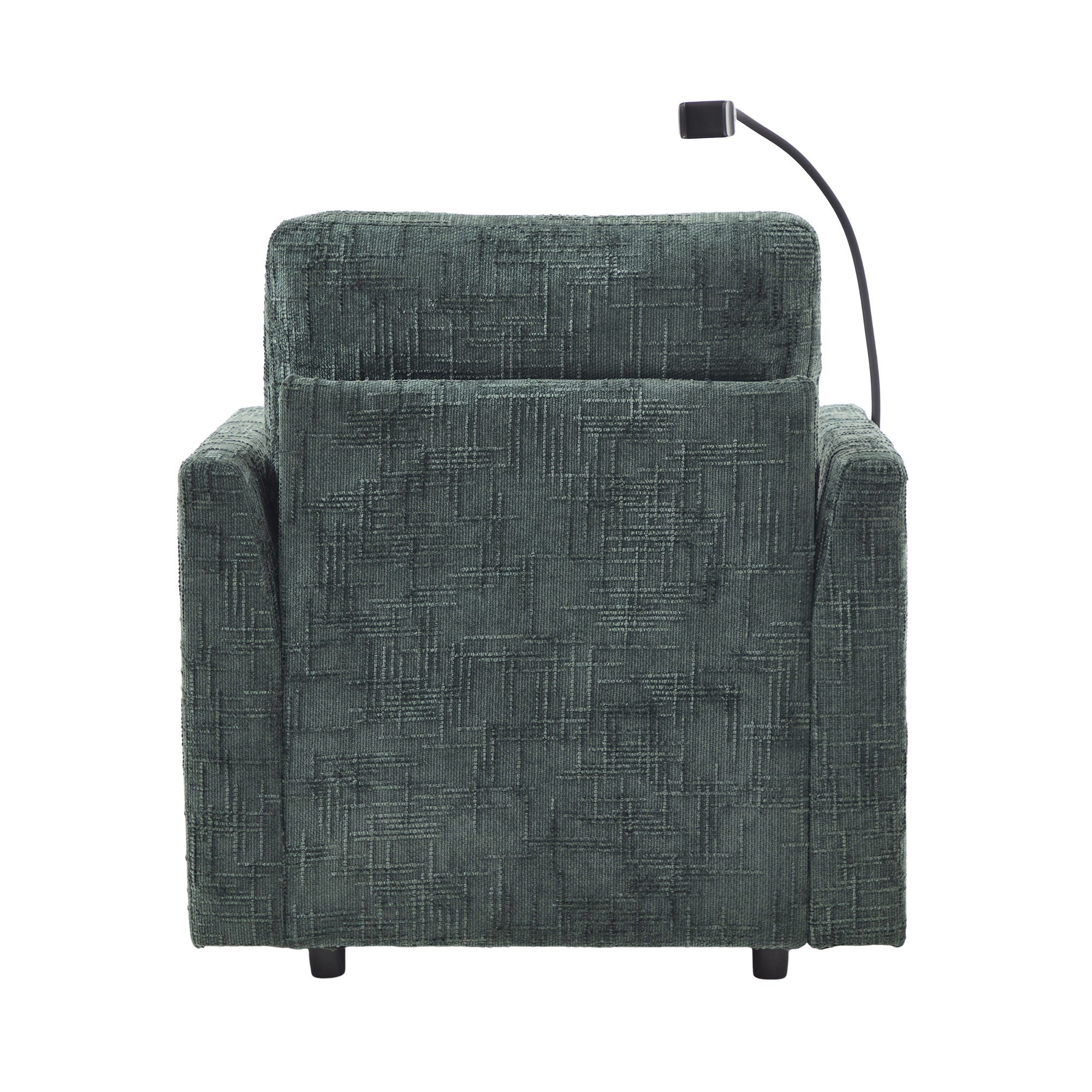 Multifunctional Chenille Recliner Sofa With Storage And Phone Bracket - Best Buy Furniture