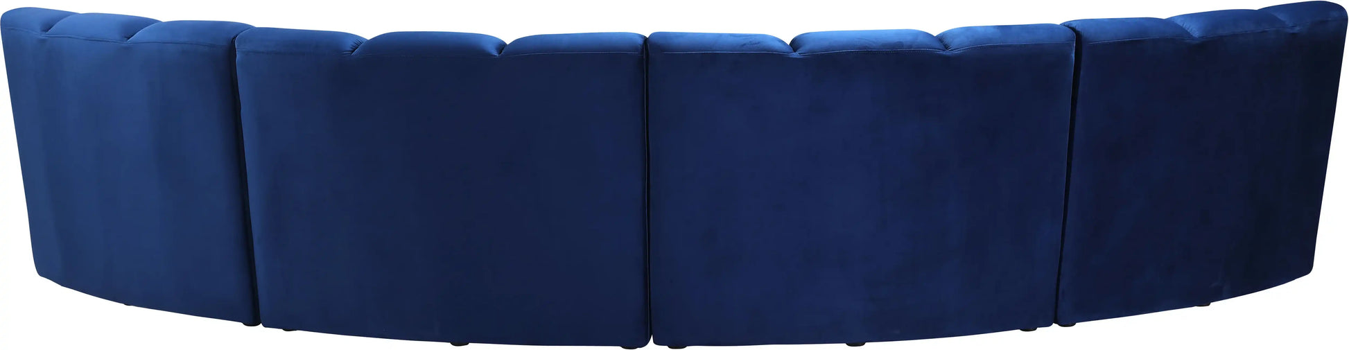 Infinity - 4 Piece Velvet Modular Sectional - Best Buy Furniture