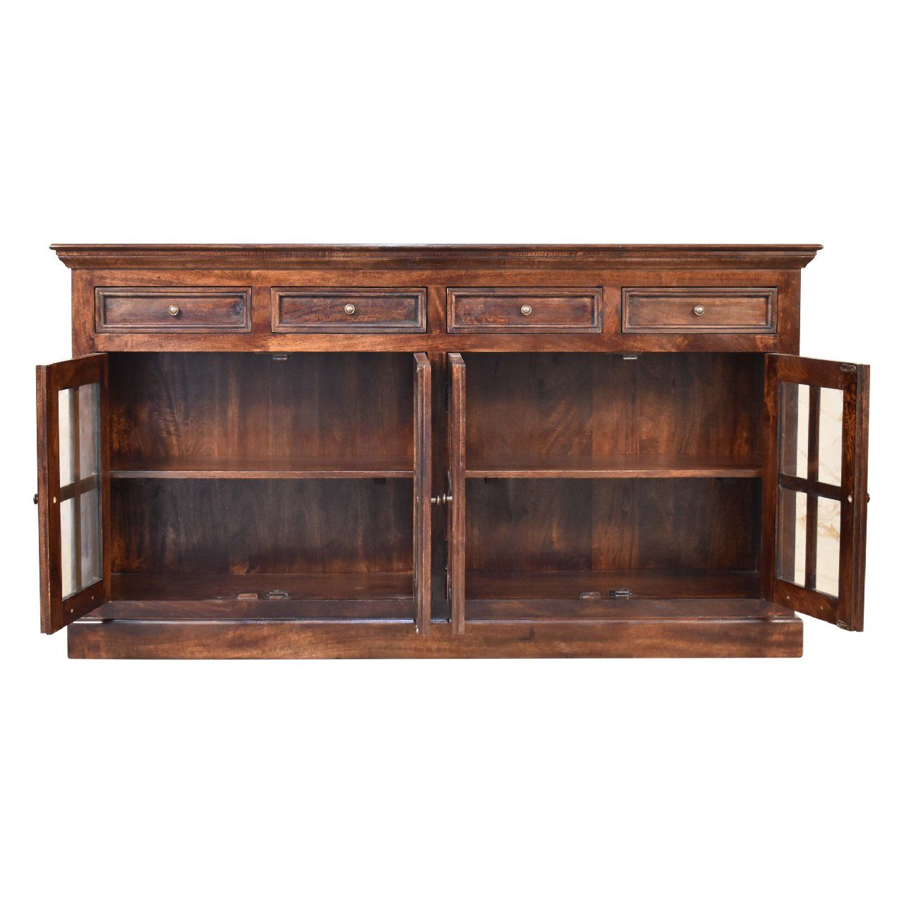 Glazed Sideboard - Walnut - Best Buy Furniture