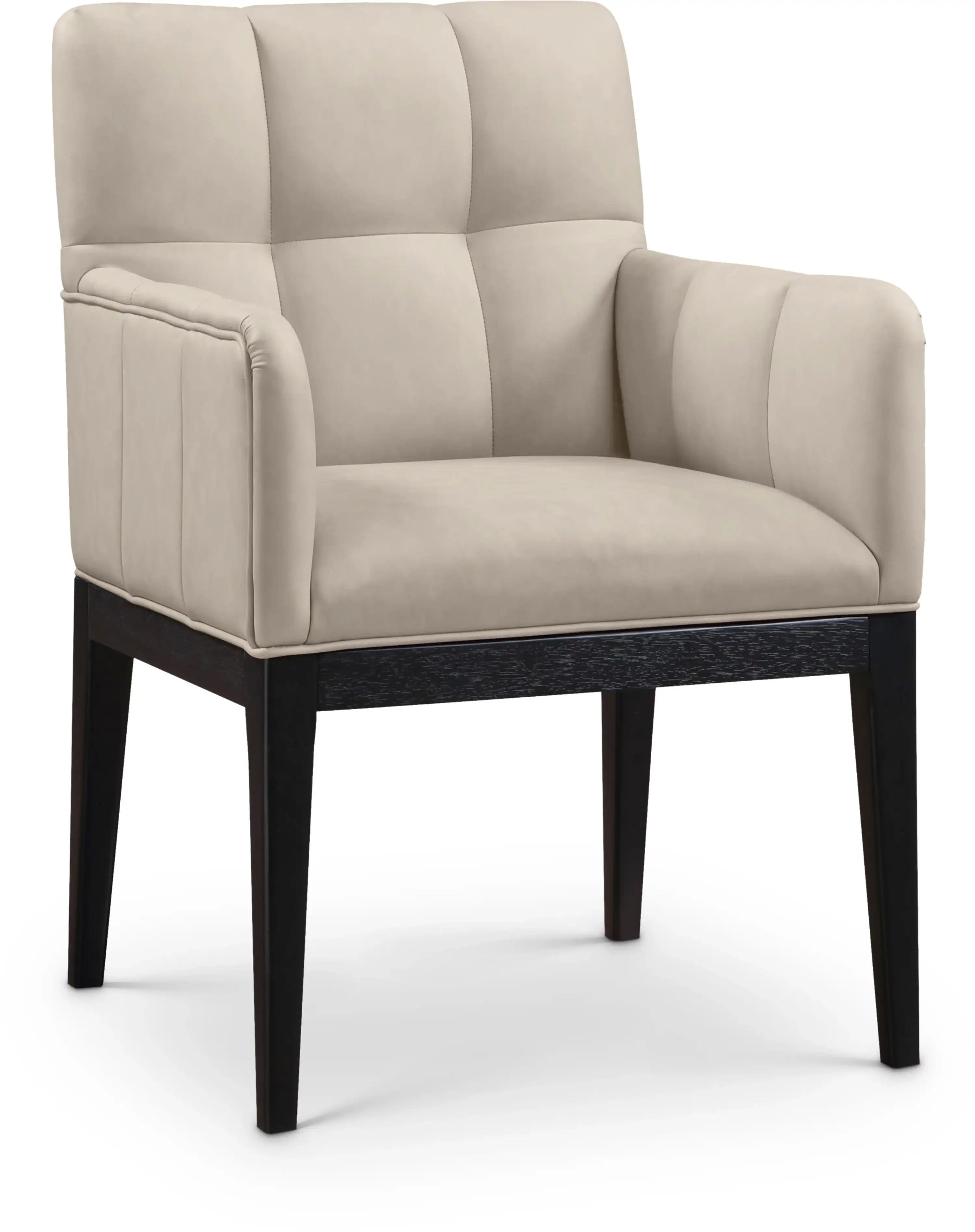 Adrian - Dining Arm Chair (Set of 2) - Black Legs - Best Buy Furniture