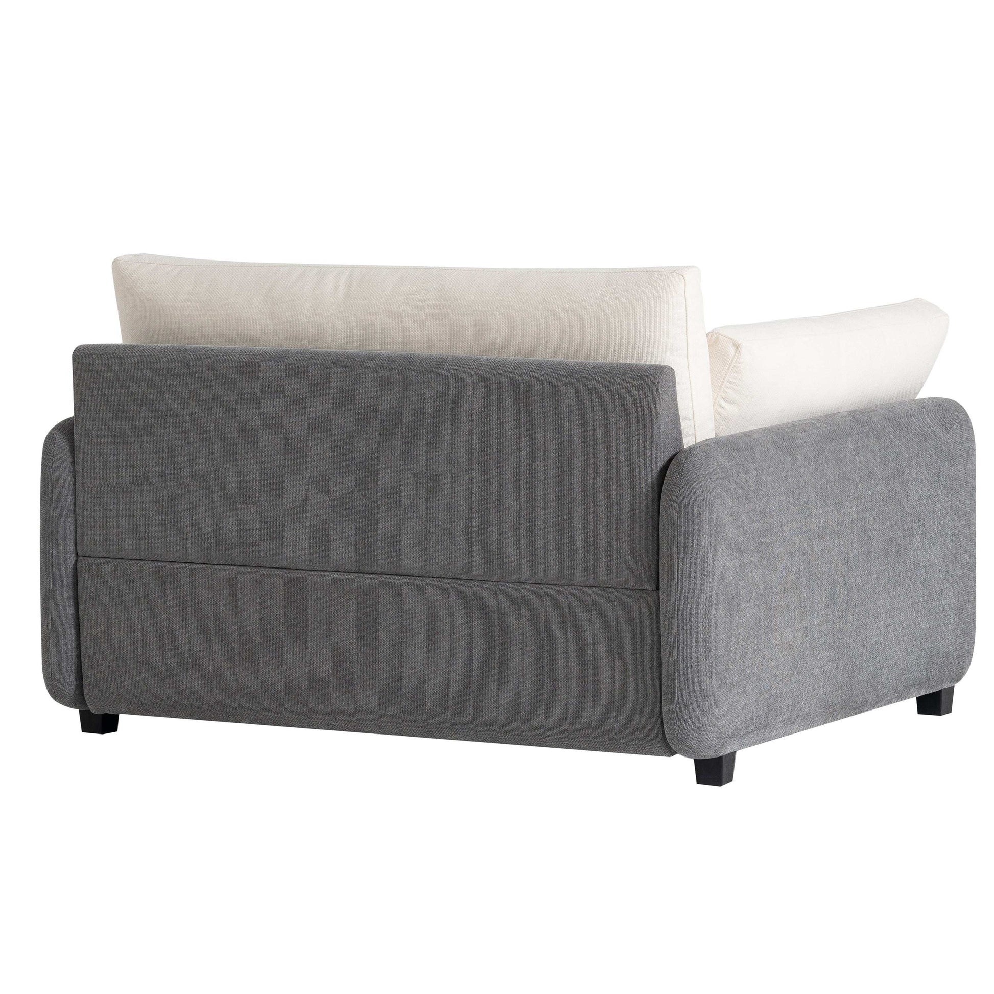 Oversized Chenille Single Sofa Chair,Wide and Deep Seat Accent Chair - Best Buy Furniture