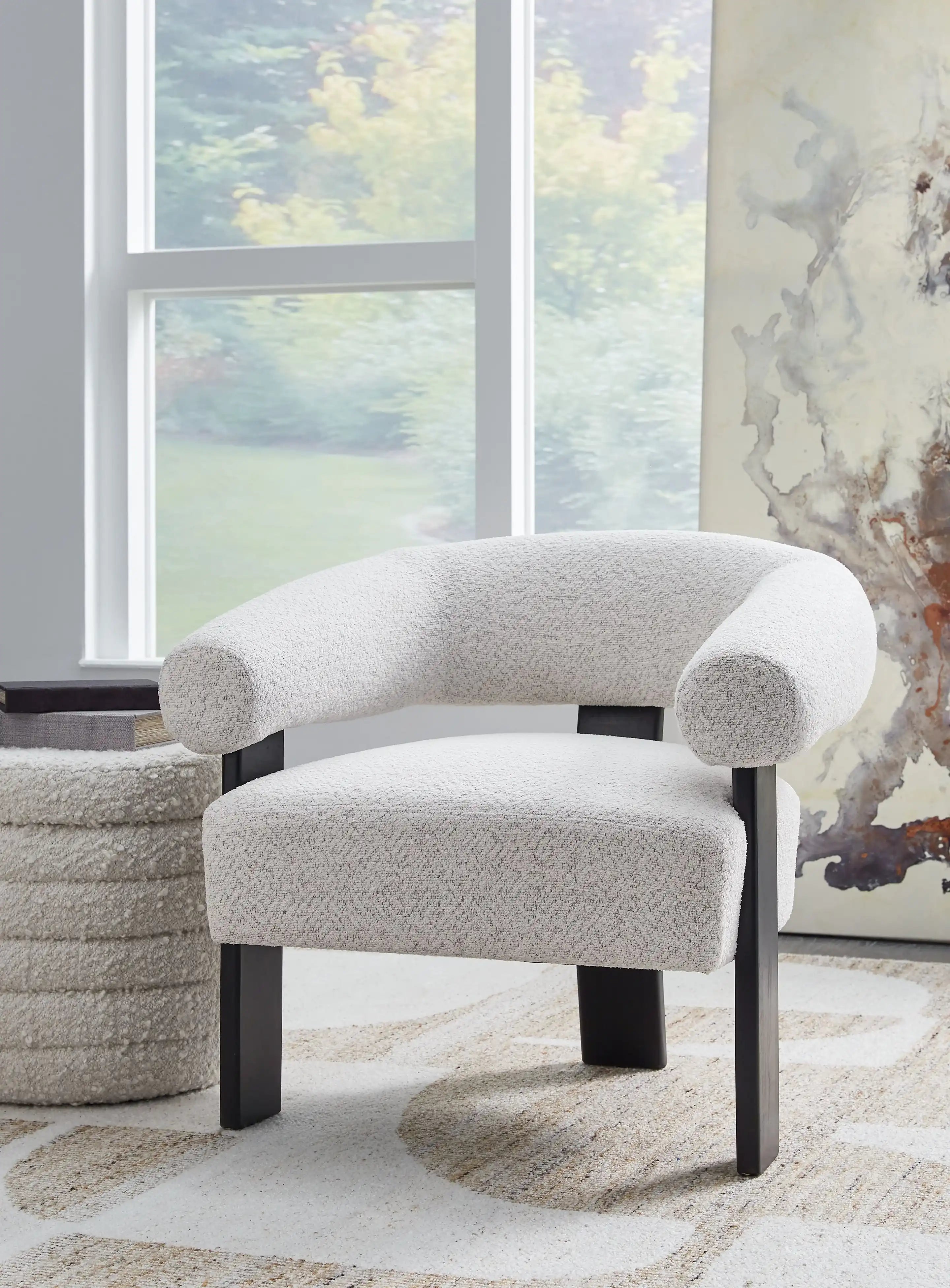 Dultish - Accent Chair - Snow - Best Buy Furniture