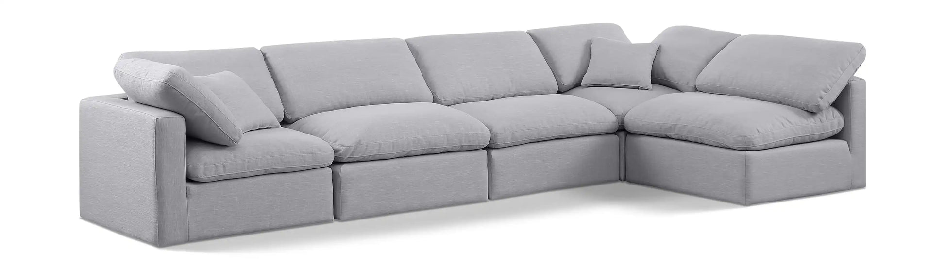 Indulge - Linen 5 Piece Modular Sectional - Best Buy Furniture