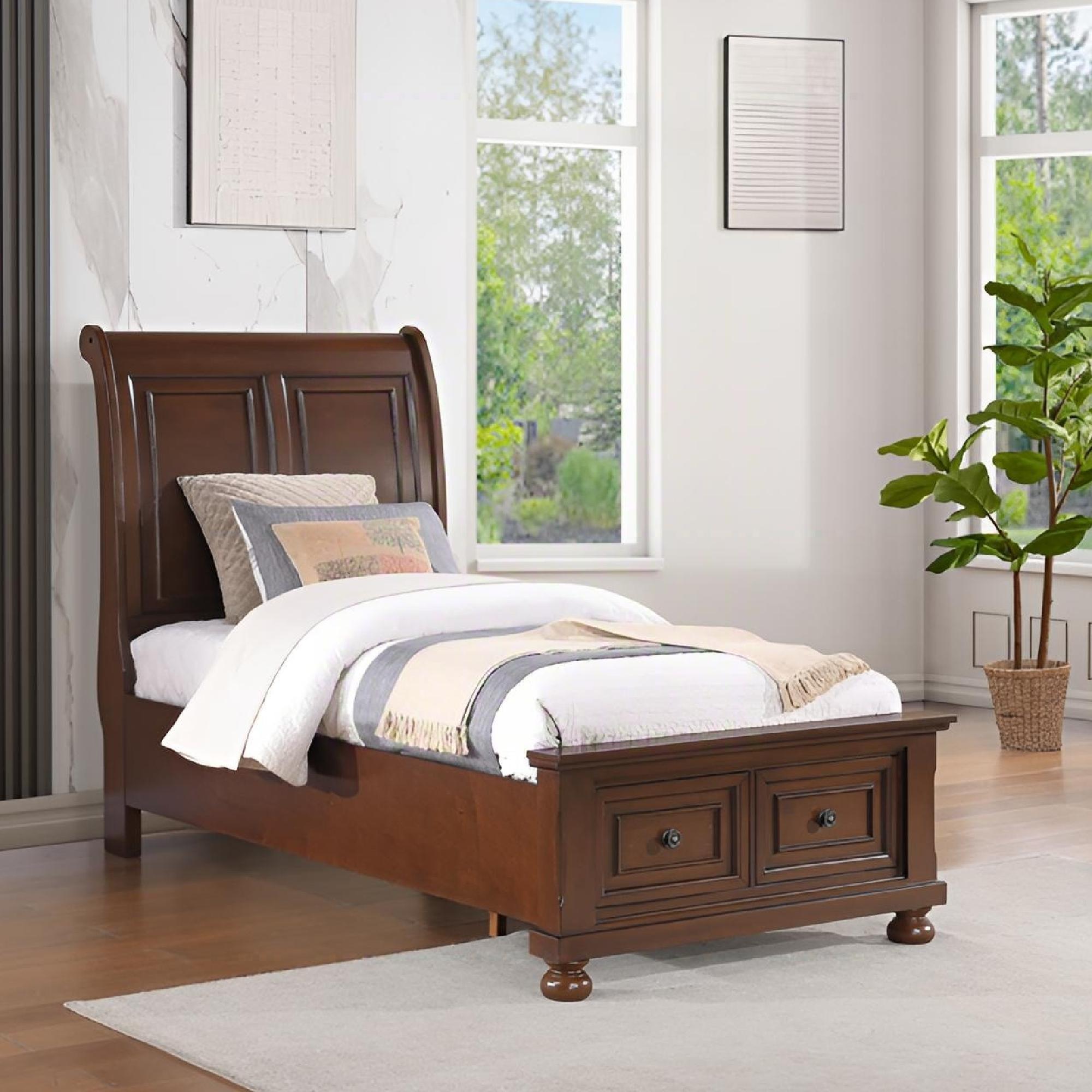 Meade - Sleigh Bed - Best Buy Furniture