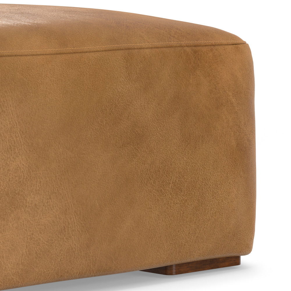 Rex - Handcrafted Sectional Sofa And Ottoman - Best Buy Furniture