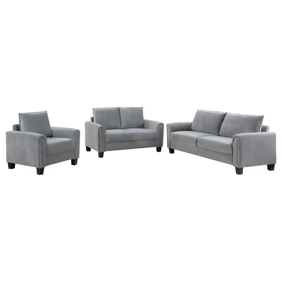 Davis - Upholstered Rolled Arm Sofa - Best Buy Furniture