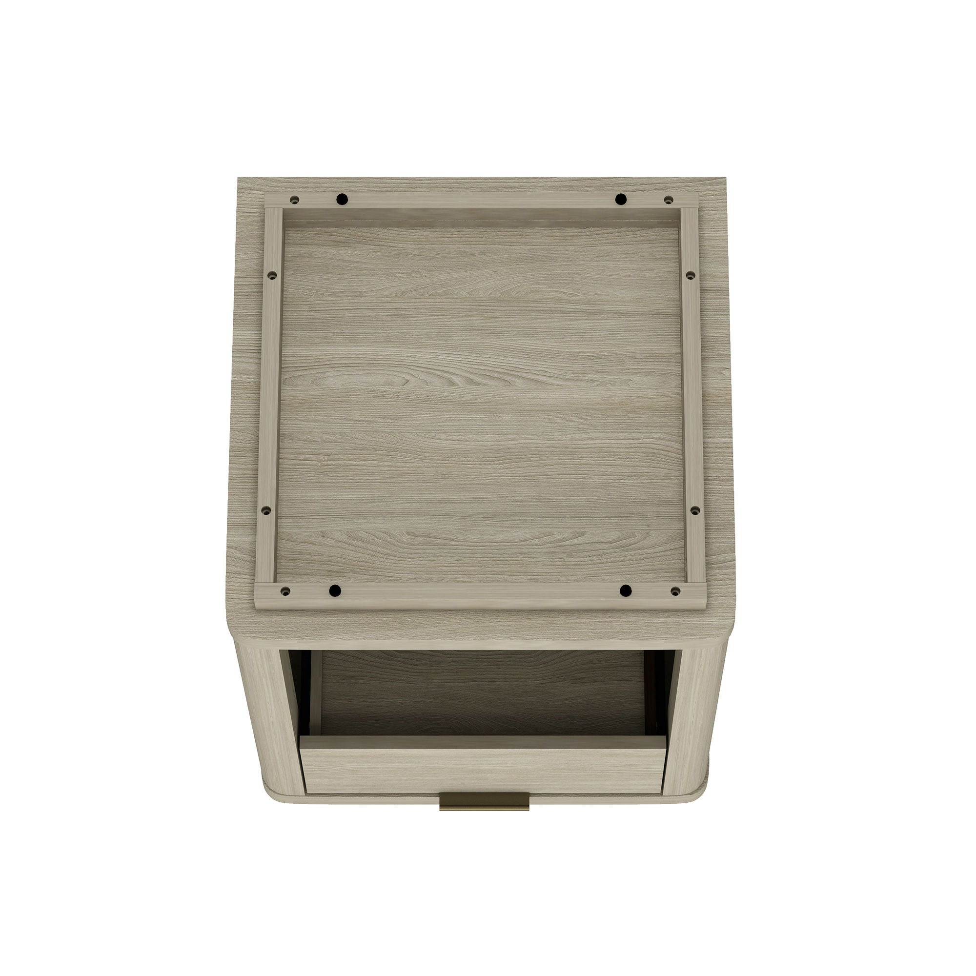 Evelyn - Nightstand With 1 Drawer And Open Shelf