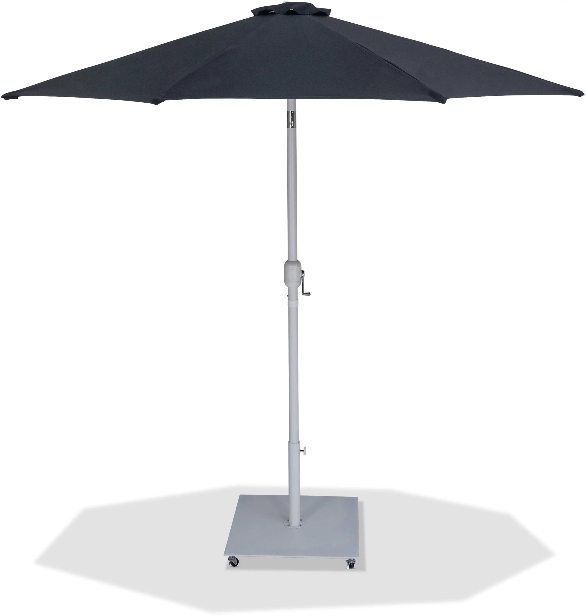 Fiji - Aluminum Patio Umbrella With Square White Base - Best Buy Furniture