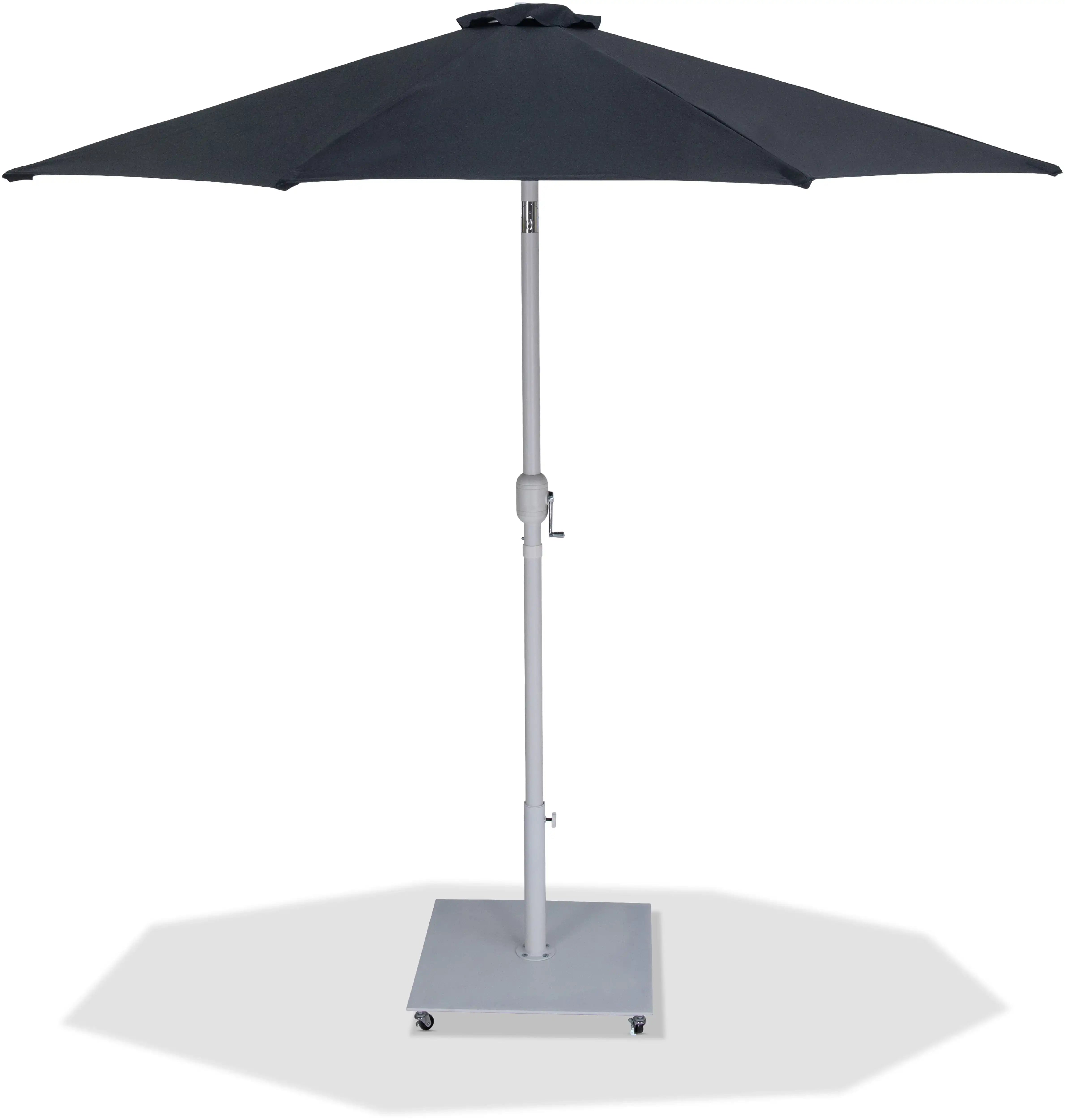 Fiji - Aluminum Patio Umbrella With Square White Base - Best Buy Furniture
