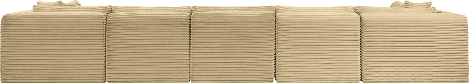 Shaggy - 7 Piece Modular U-Shaped Armless Sectional - Best Buy Furniture