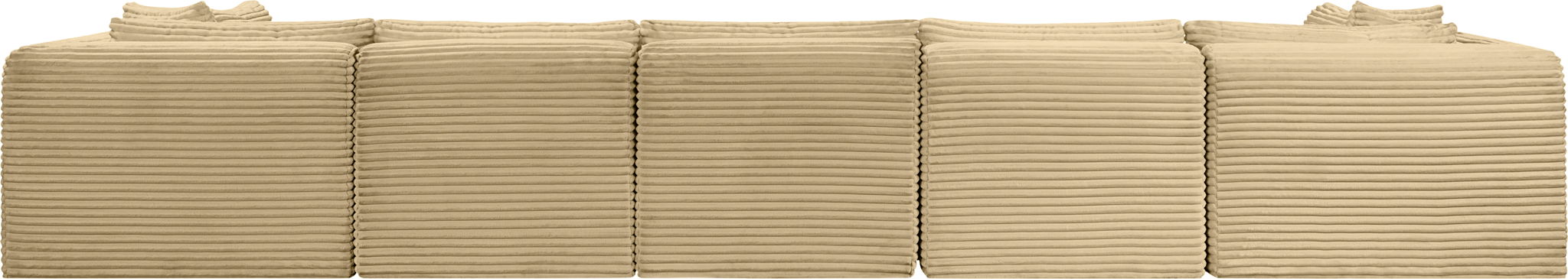 Shaggy - 7 Piece Modular U-Shaped Armless Sectional - Best Buy Furniture