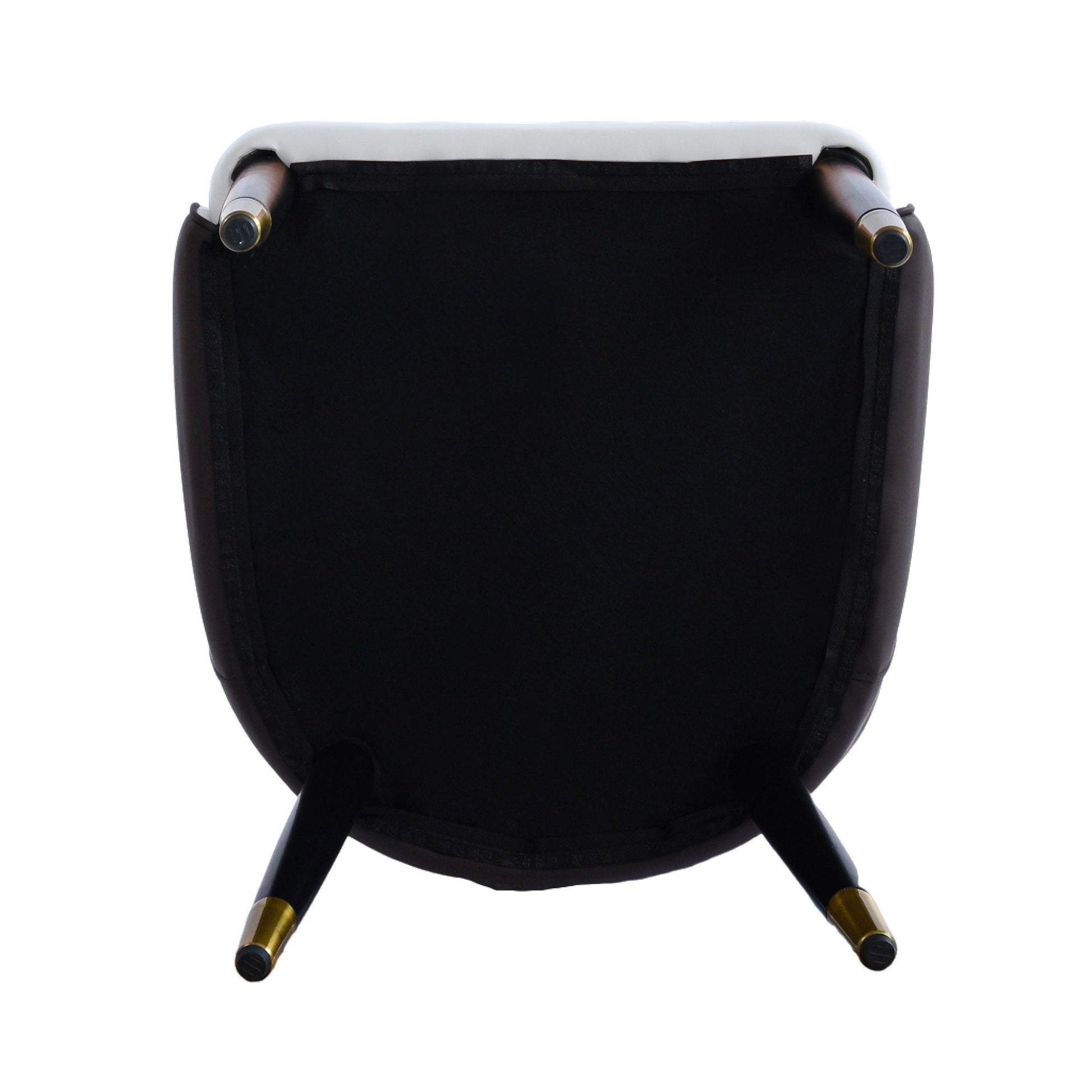 Modern PU Sponge-Filled Dining Chair, Solid Wood Metal Legs, Suitable For Restaurants, Living Rooms And Rooms (Set of 2) - Best Buy Furniture