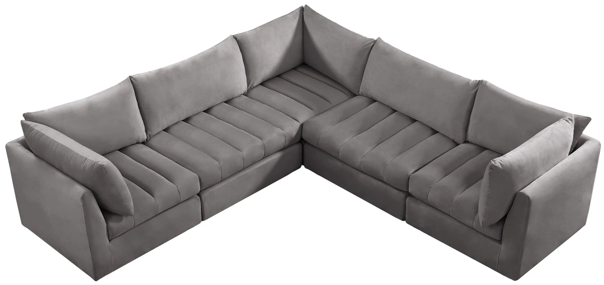 Jacob - Modular Corner Sectional 5 Piece - Best Buy Furniture