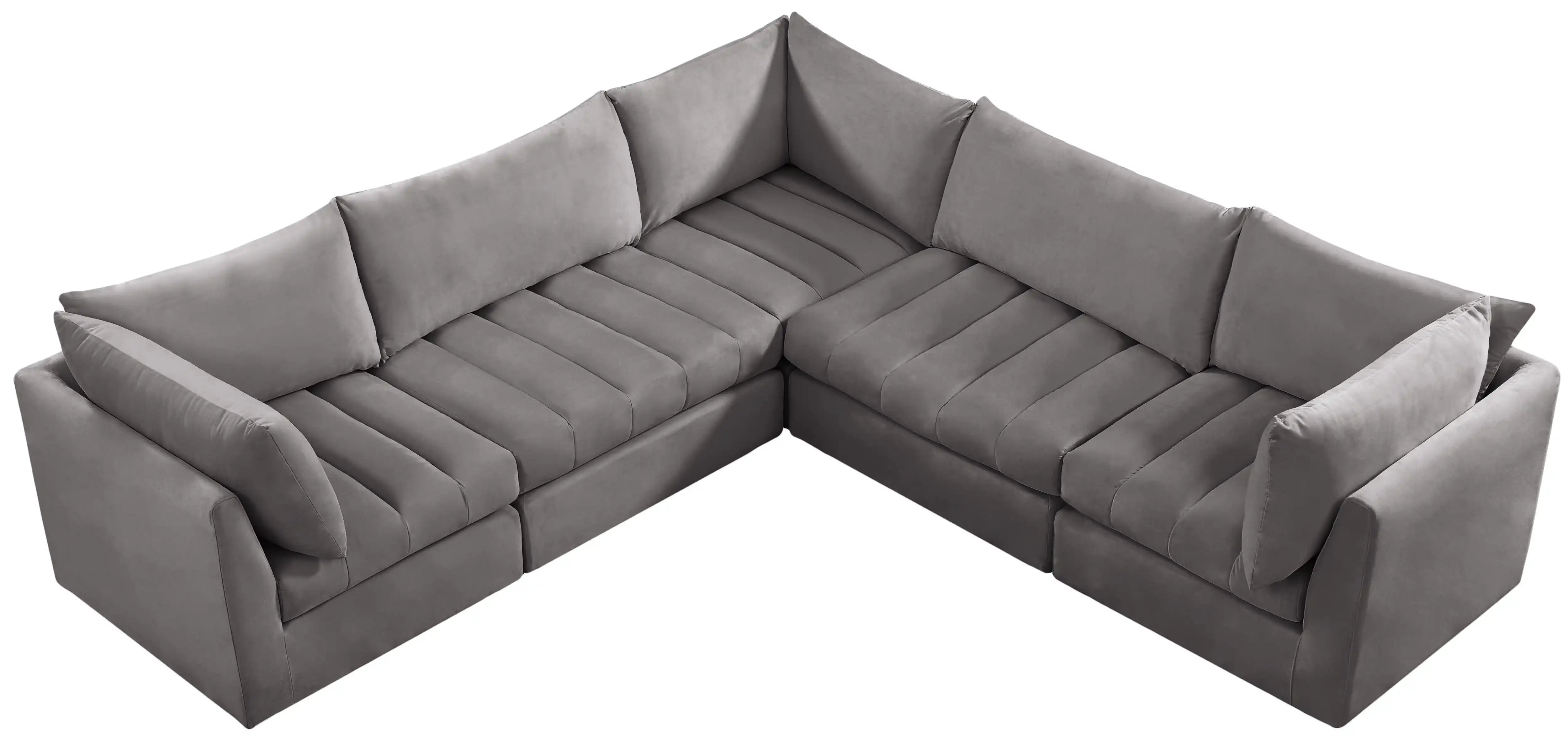 Jacob - Modular Corner Sectional 5 Piece - Best Buy Furniture