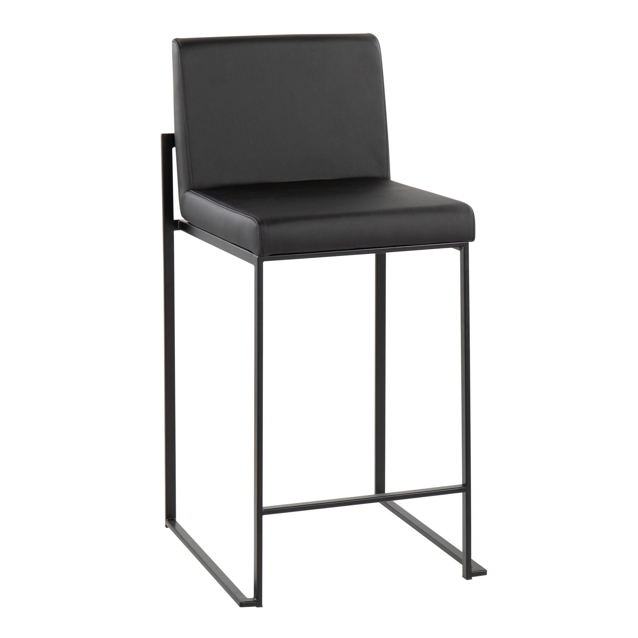 Fuji - Contemporary Modern Elegance, High Back Counter Stool - Best Buy Furniture