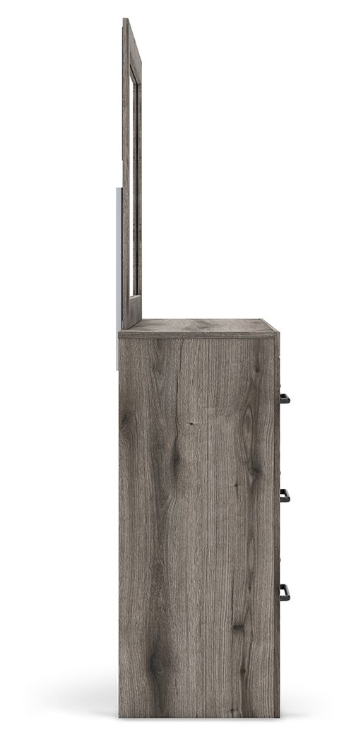 Graystorm - Dresser And Mirror - Brown Gray - Best Buy Furniture