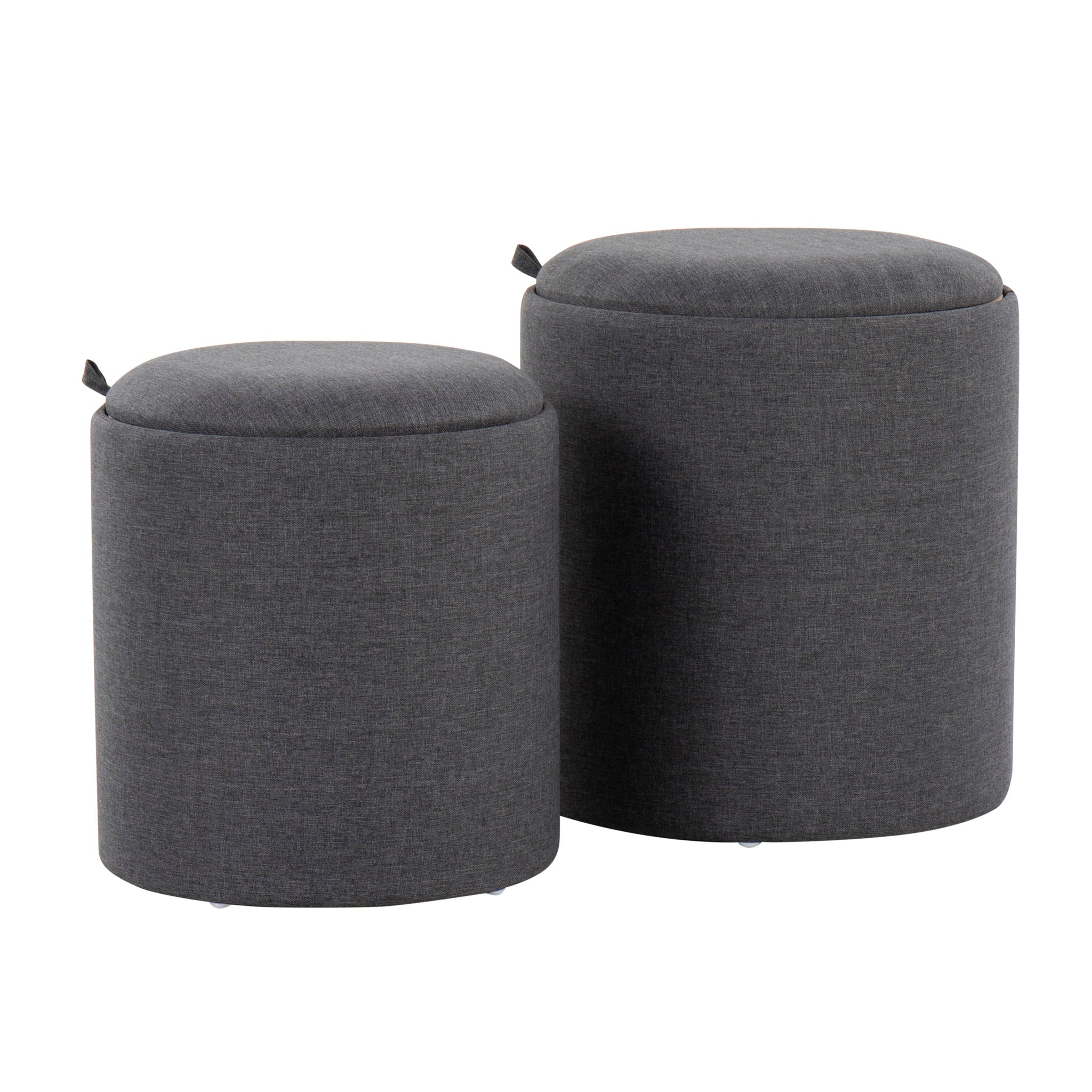 Tray - Contemporary Nesting Ottoman Set - Best Buy Furniture