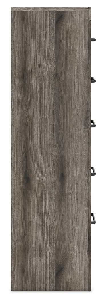 Graystorm - Five Drawer Chest - Brown Gray - Best Buy Furniture