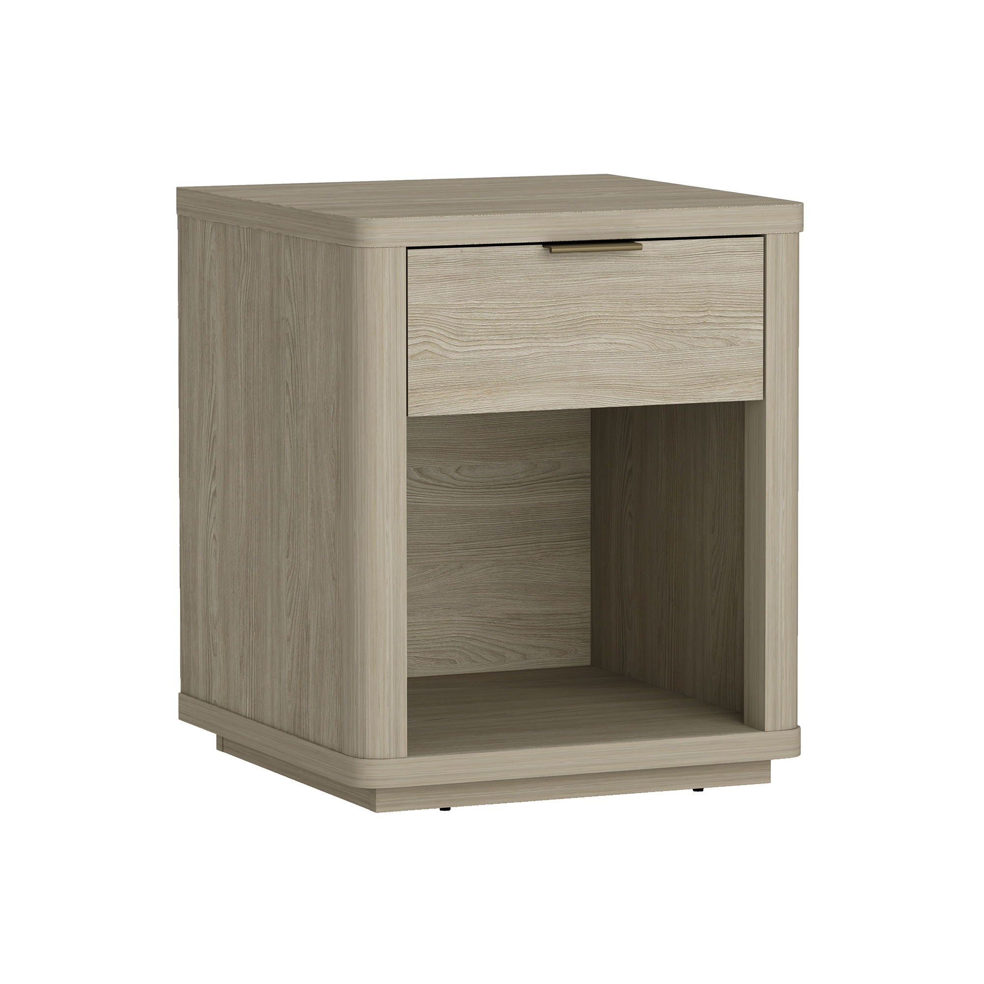 Evelyn - Nightstand With 1 Drawer And Open Shelf