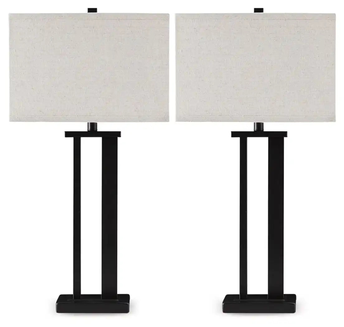 Aniela - Metal Table Lamp Set - Best Buy Furniture