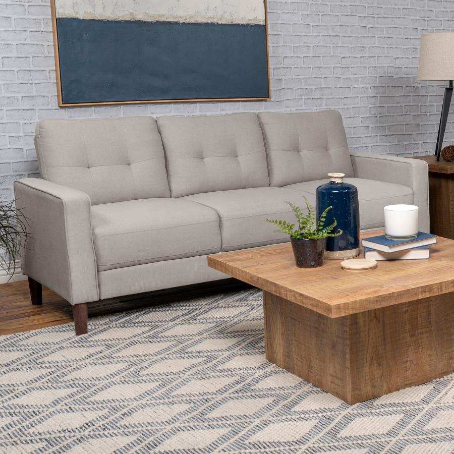 Bowen - Upholstered Track Arm Tufted Sofa - Best Buy Furniture