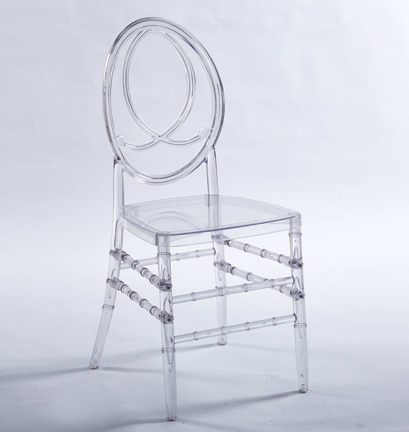Dining Chair, Plastic Seat, Welding Chair (Set of 4) - Transparent - Best Buy Furniture