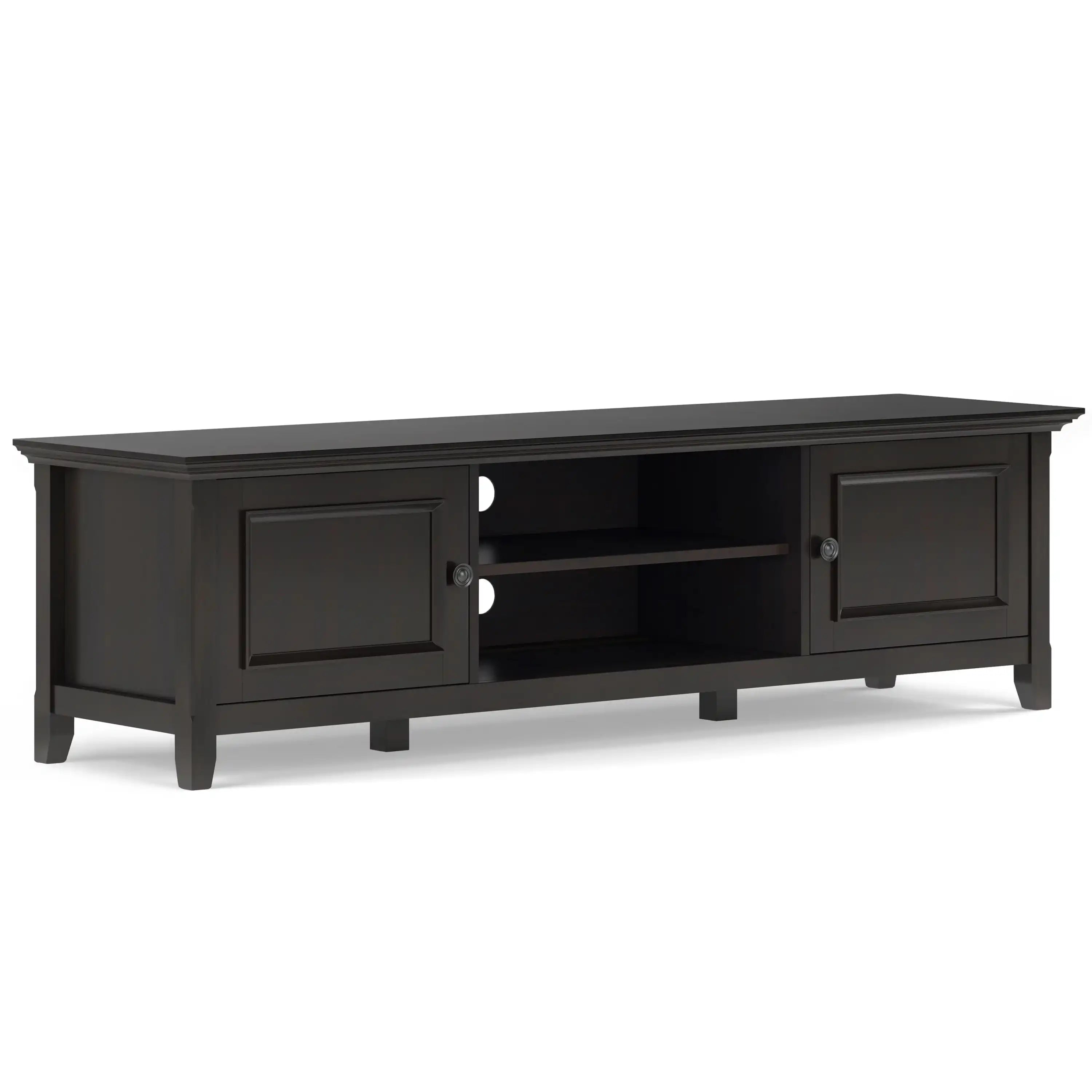Amherst - Low TV Media Stand - Hickory Brown - Best Buy Furniture