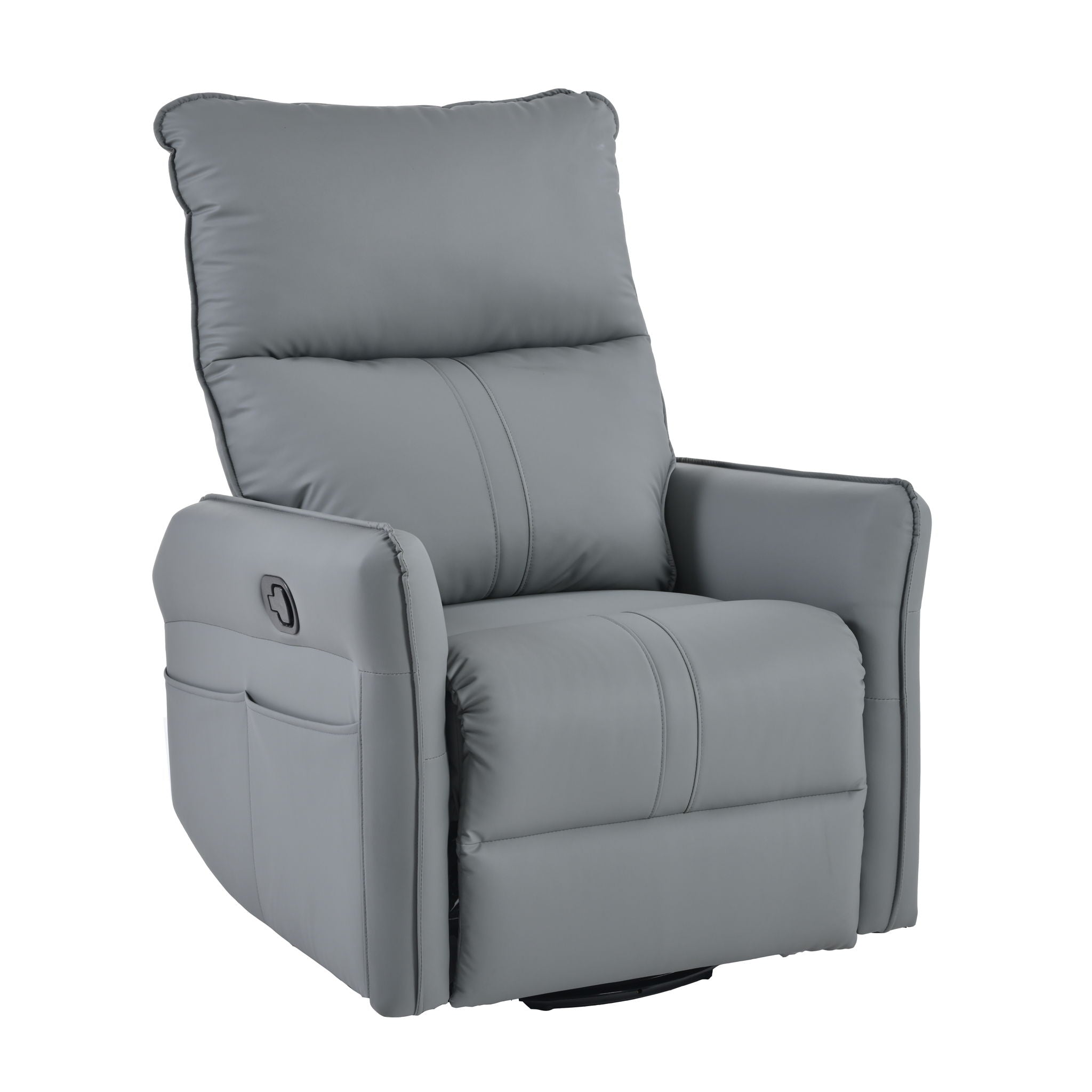 360° Modern Small Rocking Swivel Recliner Chair With Side Pocket - Best Buy Furniture