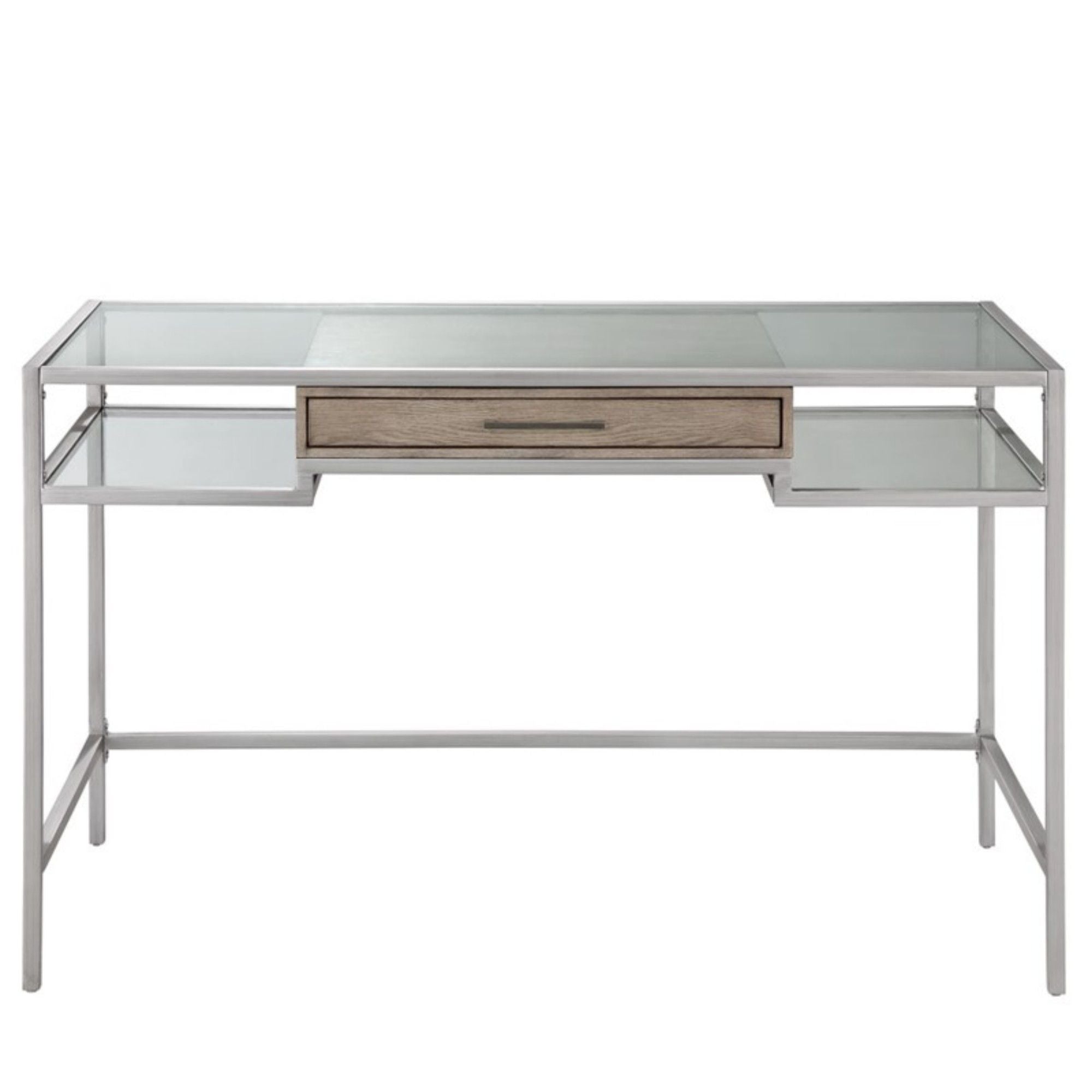 Adela - Writing Desk - Antique Silver - Best Buy Furniture