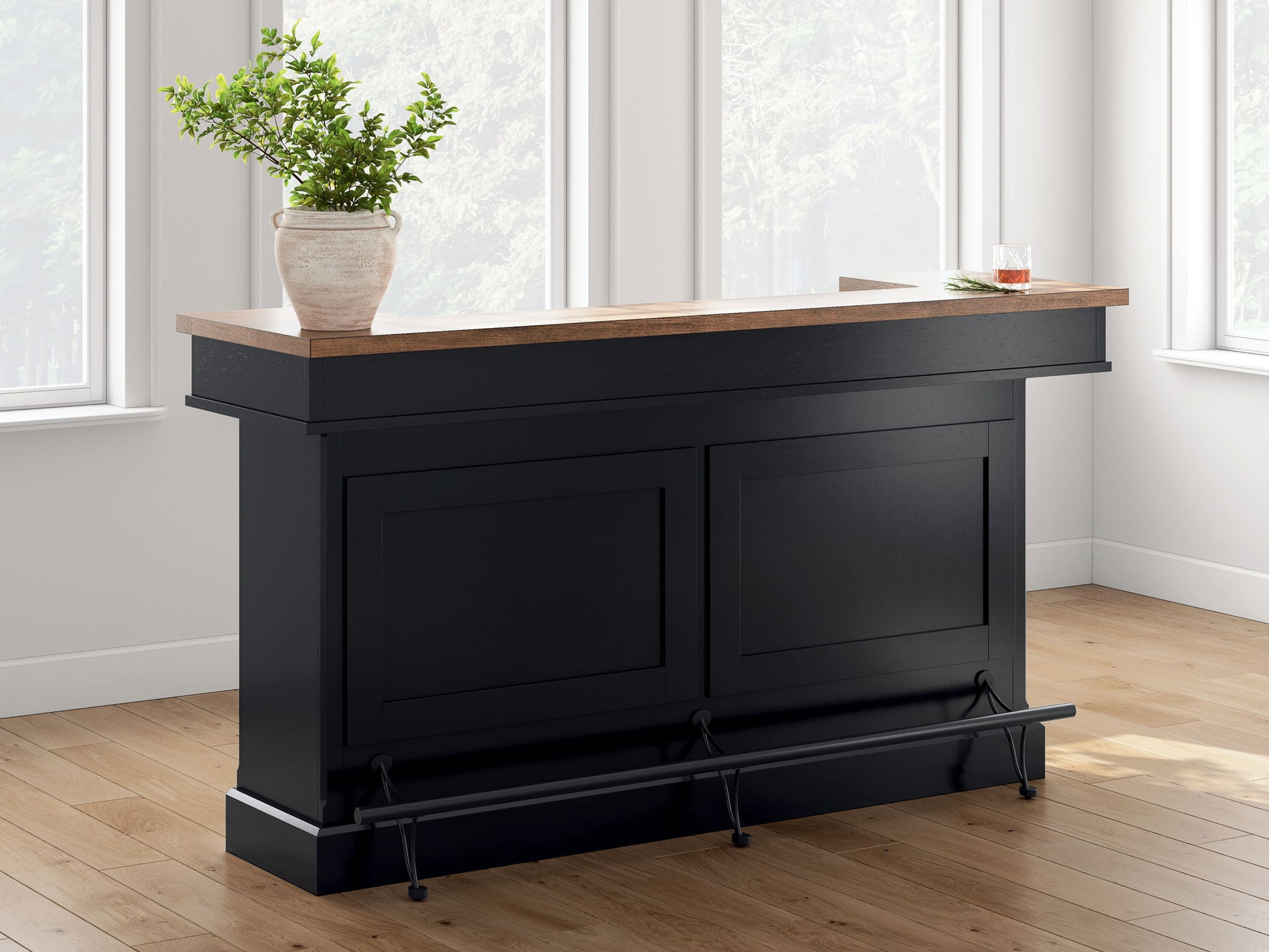 Wildenauer - Bar - Brown / Black - Best Buy Furniture