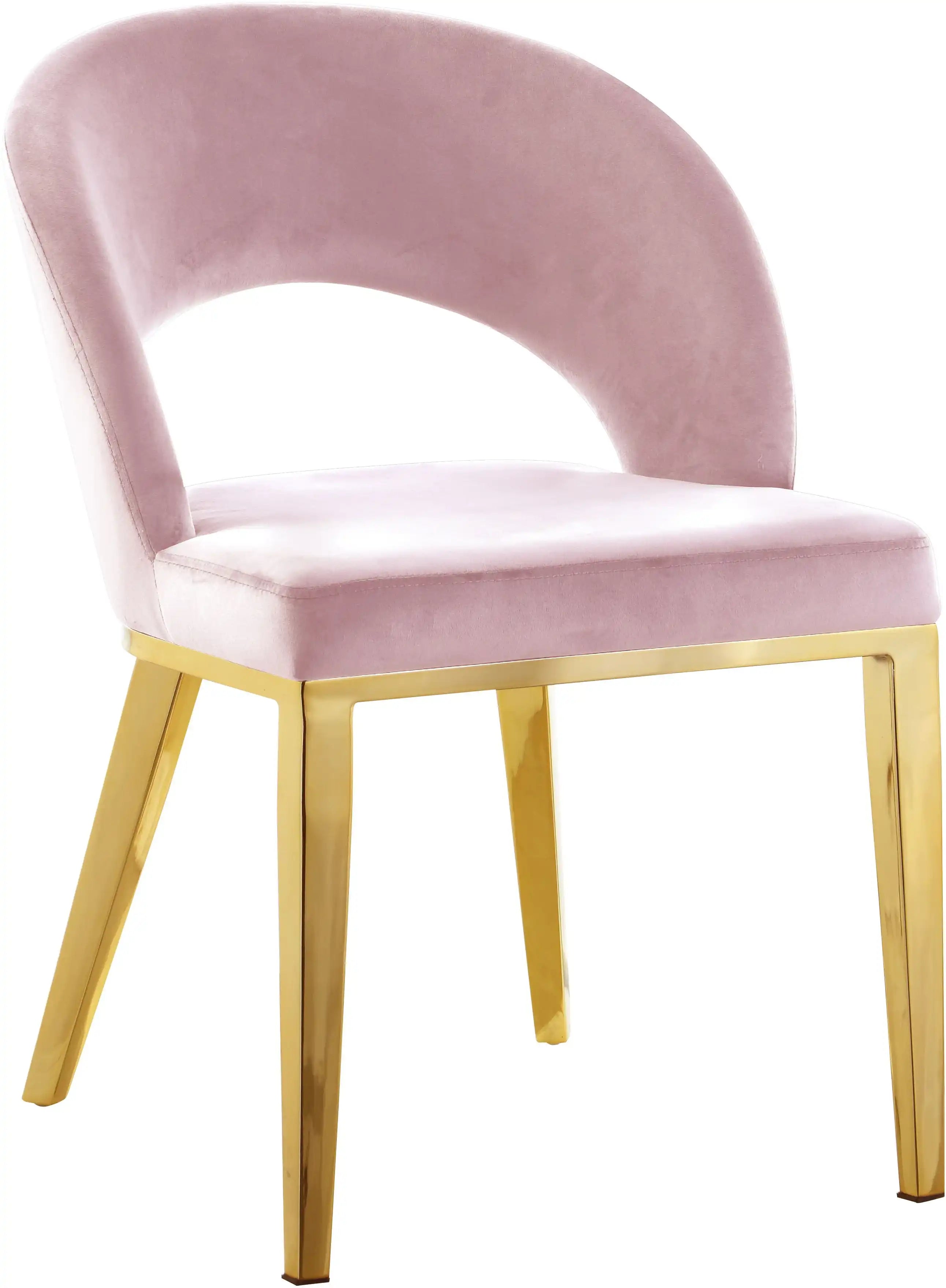 Roberto - Dining Chair with Gold Legs - Best Buy Furniture