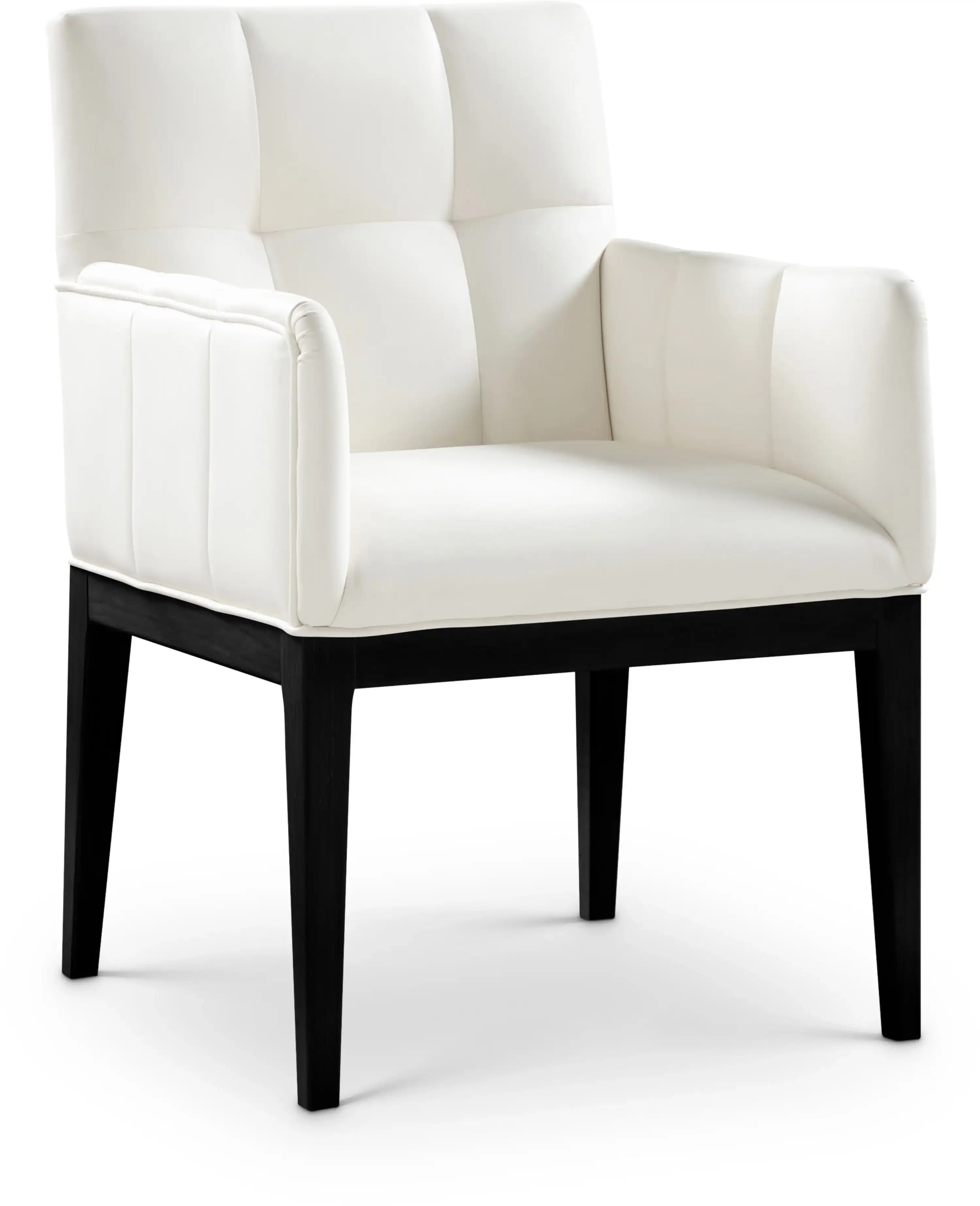 Adrian - Dining Arm Chair (Set of 2) - Black Legs - Best Buy Furniture