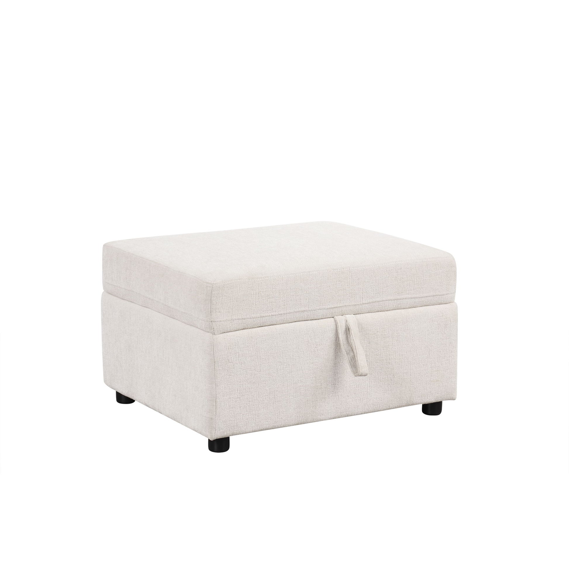 Sectional Sofa Convertible Pull-Out Bed With Storage Ottoman & USB Ports - Best Buy Furniture