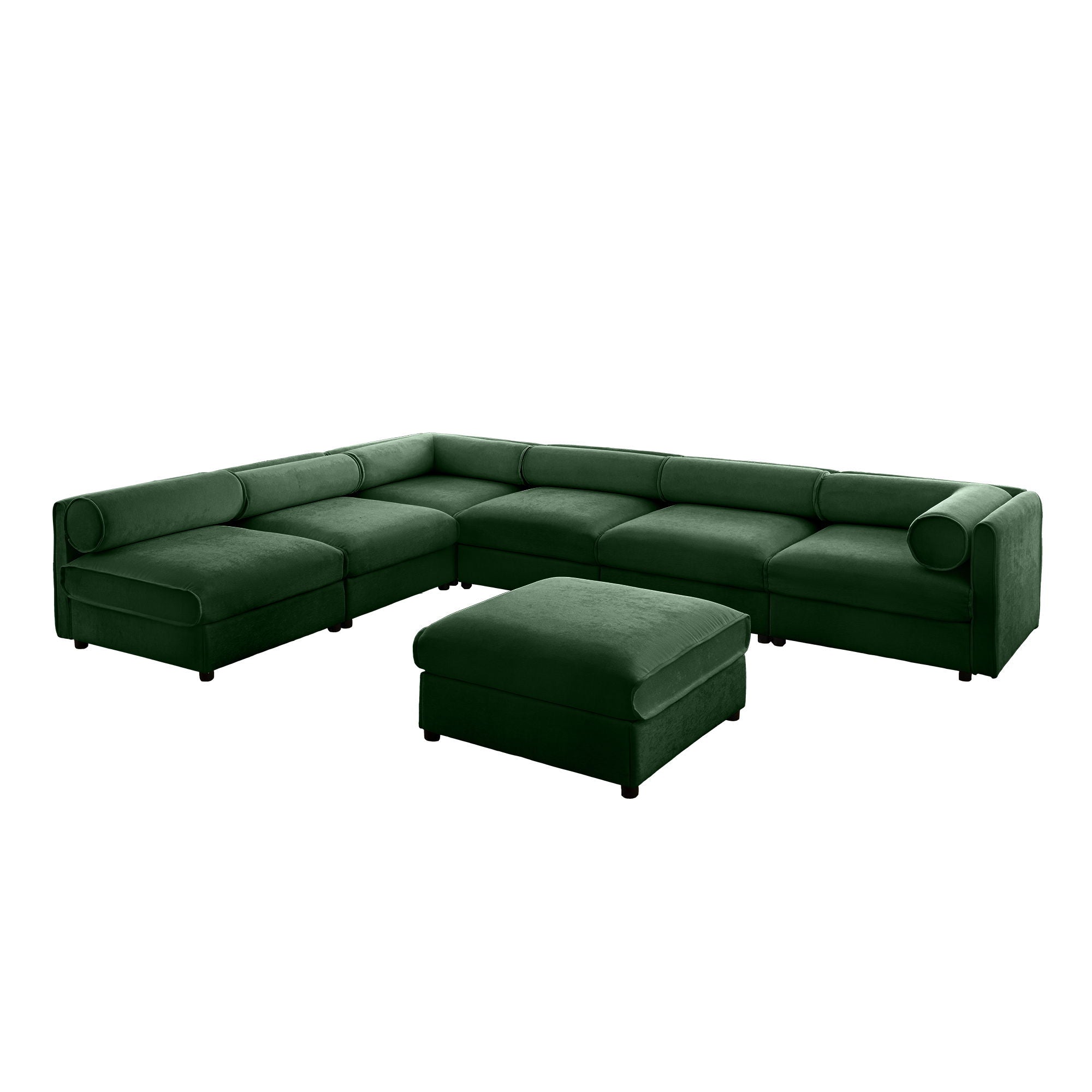 Modern Modular Sectional Sofa With Storag, Contemporary Cylindrical Design - Best Buy Furniture