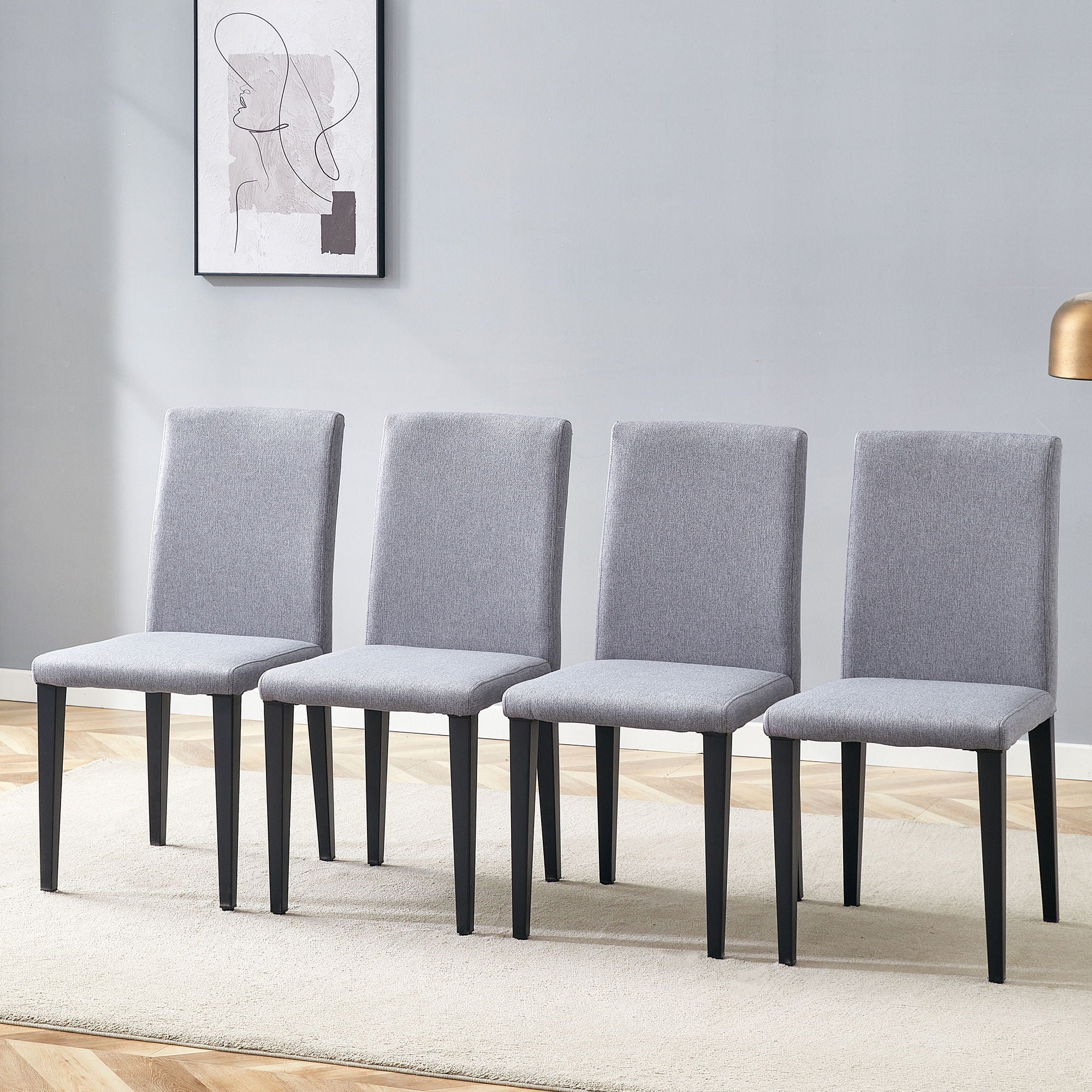 Versatile Dining Chairs With Comfortable Design And Metal Legs - Best Buy Furniture