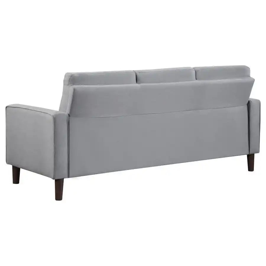 Bowen - Upholstered Track Arm Tufted Sofa Set - Best Buy Furniture