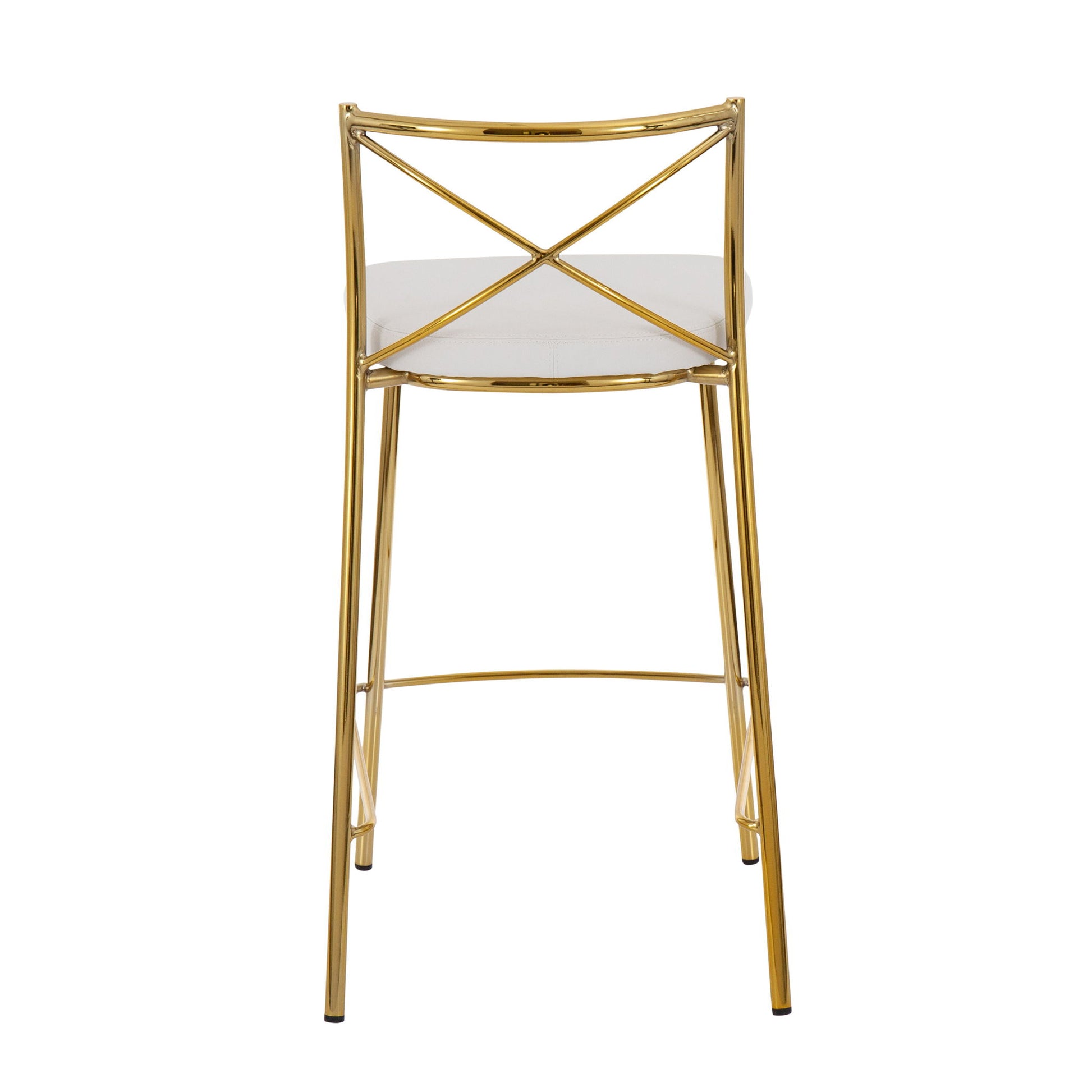 Modern Charlotte - Contemporary Fixed Height Counter Stool (Set of 2) - Best Buy Furniture