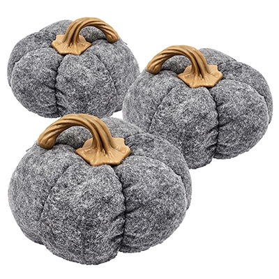 Pumpkin Ornament Decor For Holiday Harvest Festival Fall Festival & Thanksgiving (Set of 3) - Best Buy Furniture