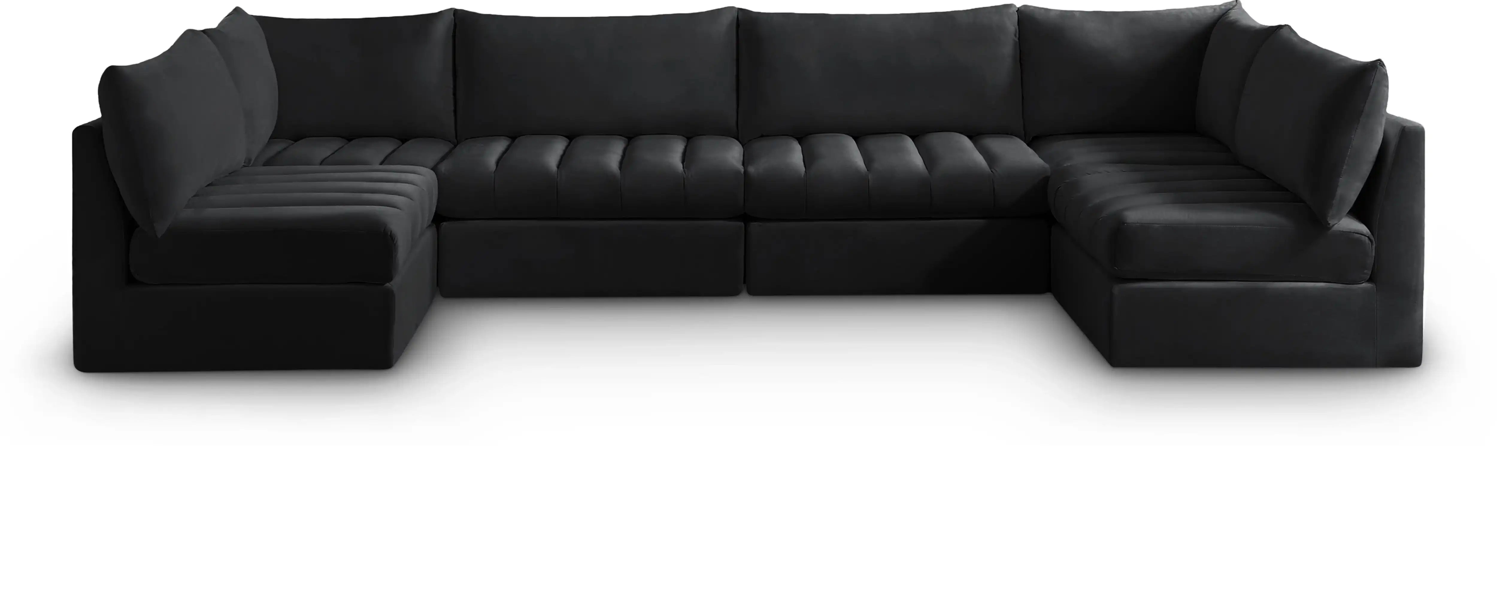 Jacob - Modular U-Shaped Sectional 6 Piece - Best Buy Furniture