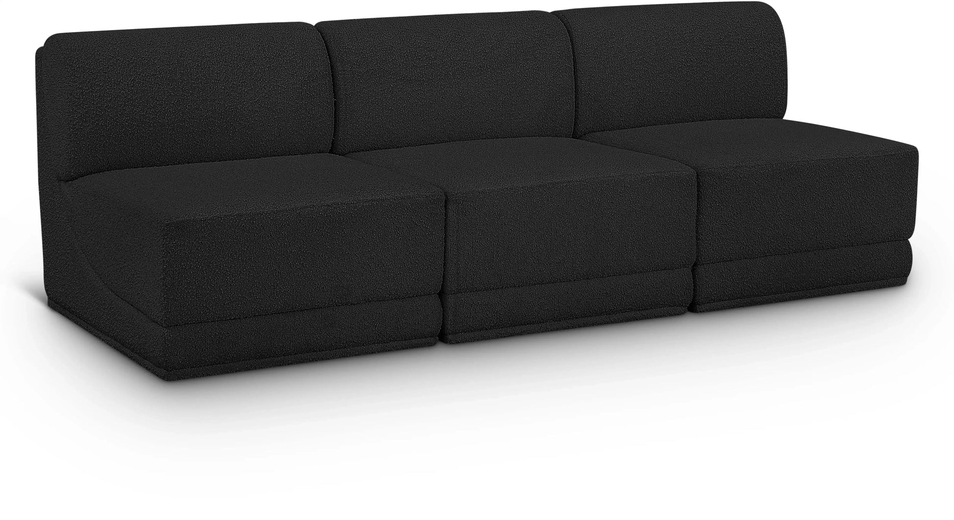 Ollie - 3 Seat Armless Modular Sofa - Best Buy Furniture
