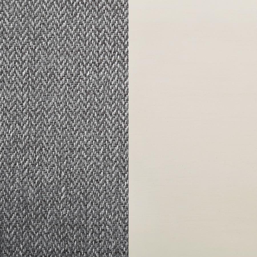 Biloxi - Upholstered Dining Side Chair (Set of 2) - Gray - Best Buy Furniture