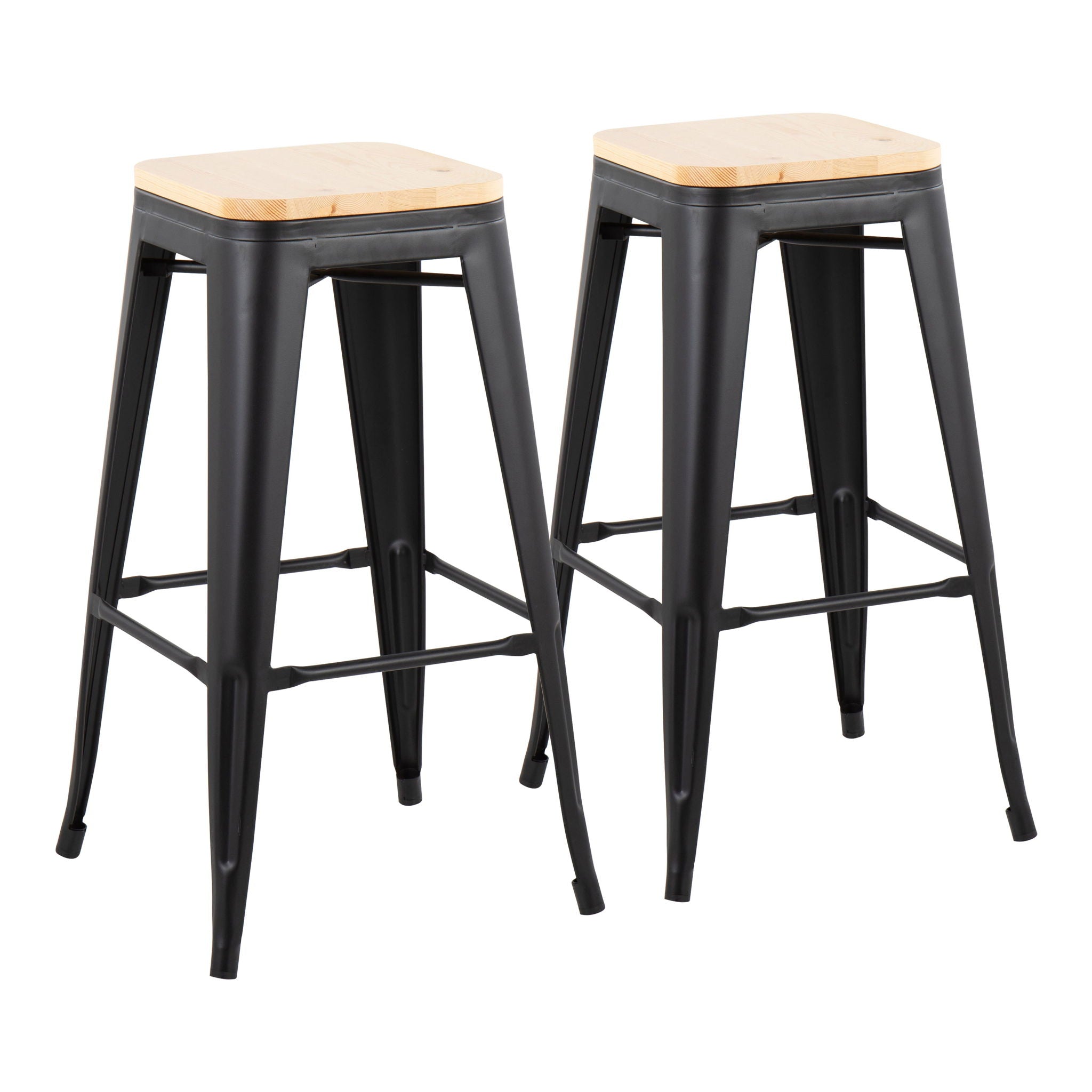 Oregon - Contemporary Barstool (Set of 2) - Best Buy Furniture