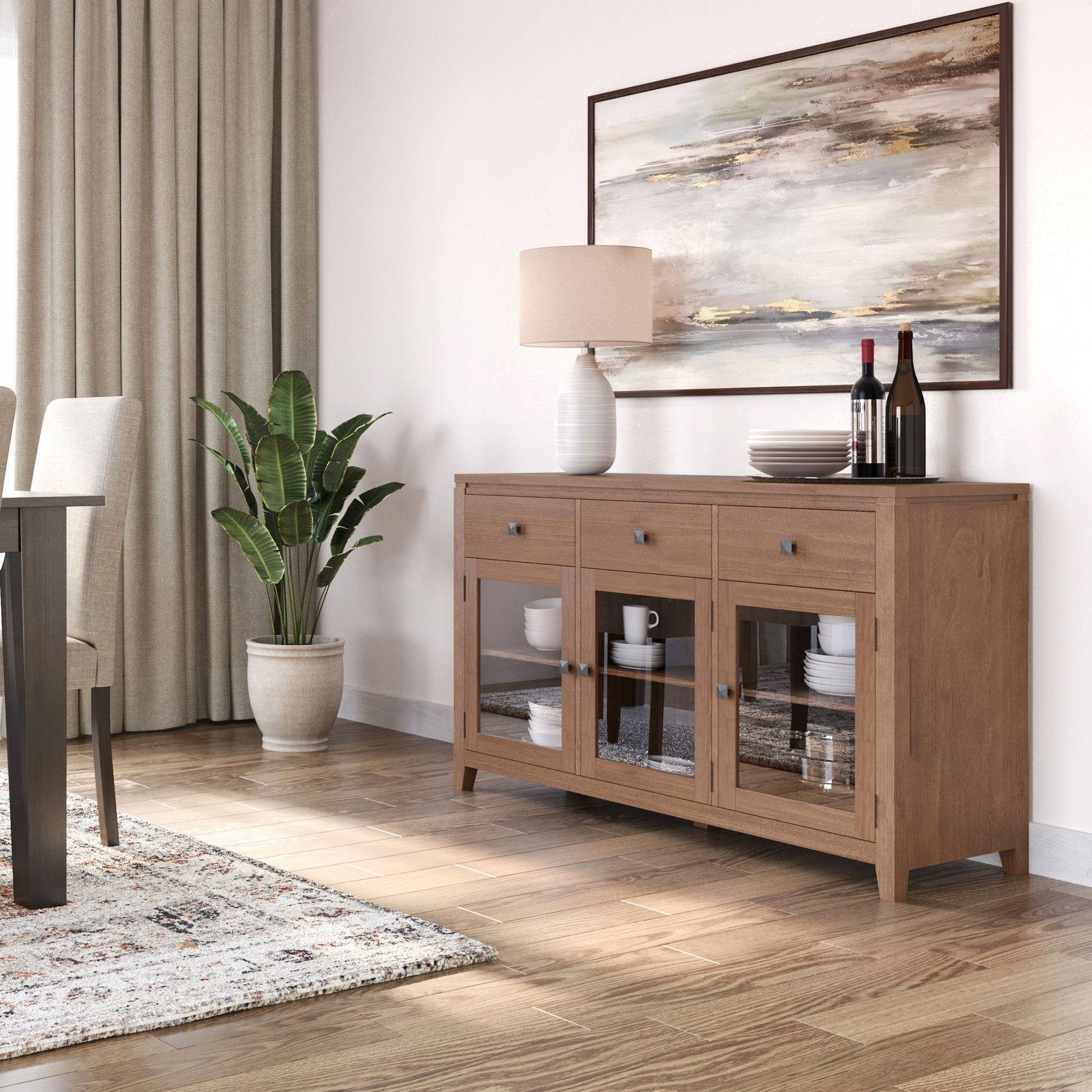 Cosmopolitan - Handcrafted Sideboard Buffet - Best Buy Furniture